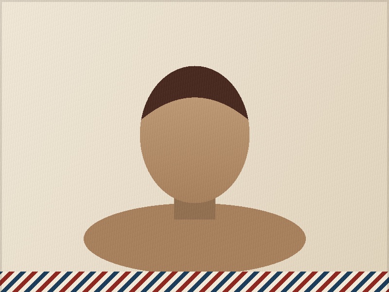 Illustration of a short skin fade cut on a man's head.